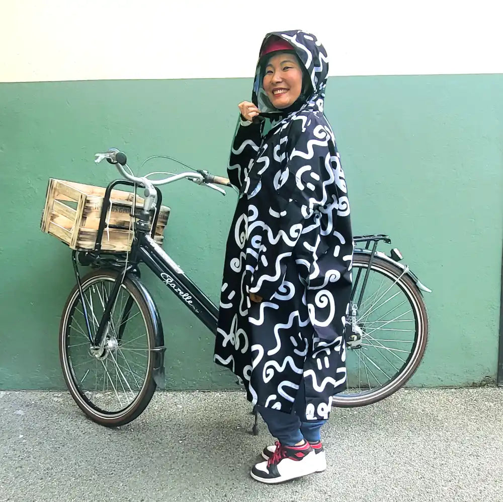 Raincoat oversize women and men - long and elegant