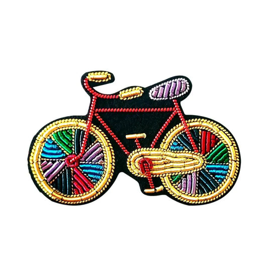 bunte fahrrad pin geschenk