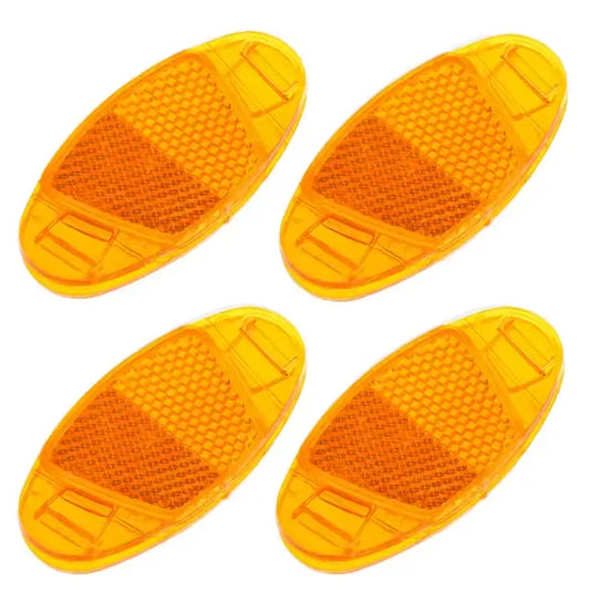 Vier Katzenaugen für Fahrradspeichen klein