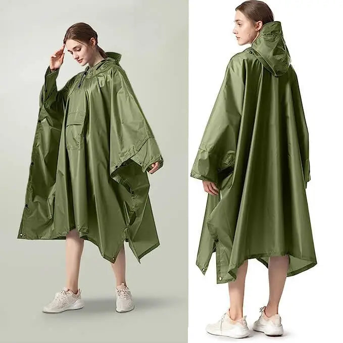 Fahrrad Regencape Herren und Damen XXL - 3in1