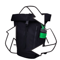 Rolltop Rucksack recycelt gif
