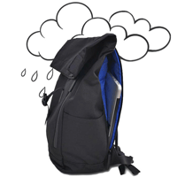wasserfester rolltop rucksack gif