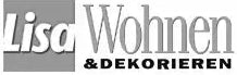 Logo Lisa Wohnen Dekorieren schwarz weiß