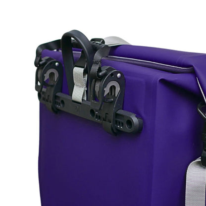 Pink bicycle pannier bag for women