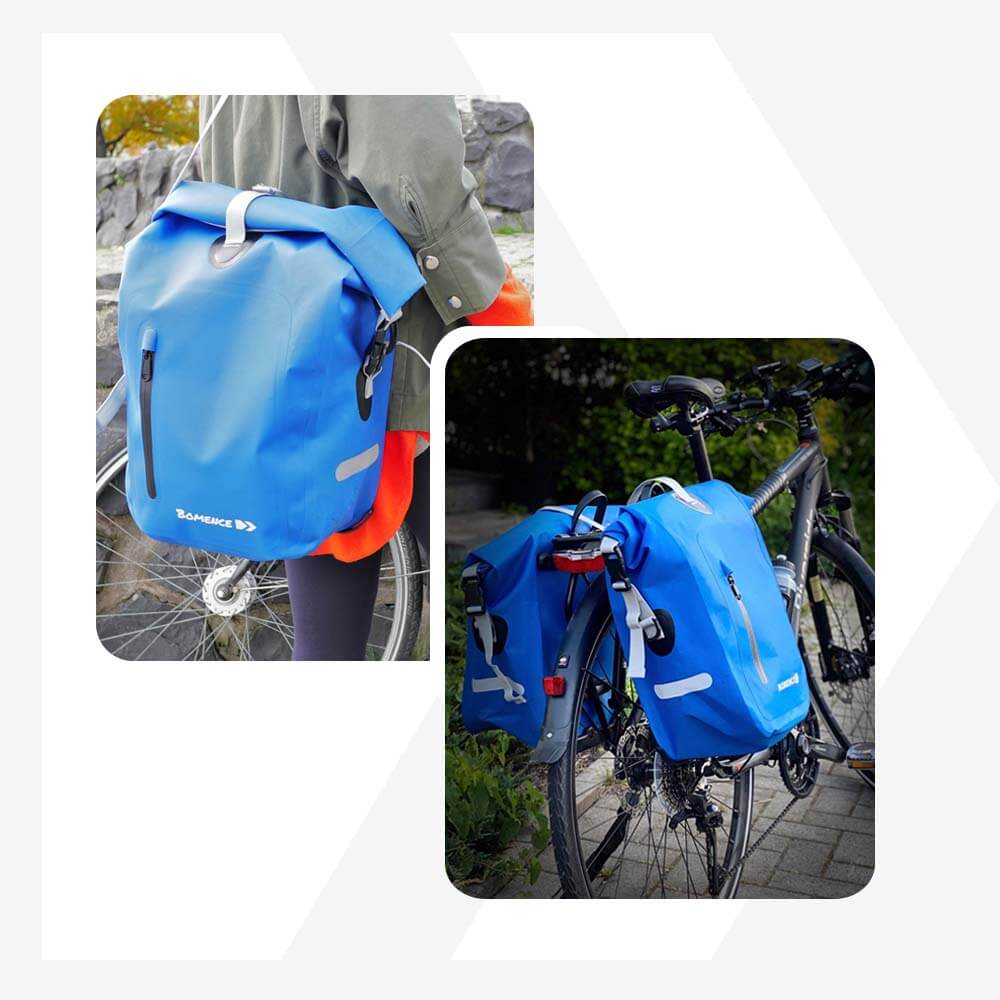 Bike rack bag backpack online