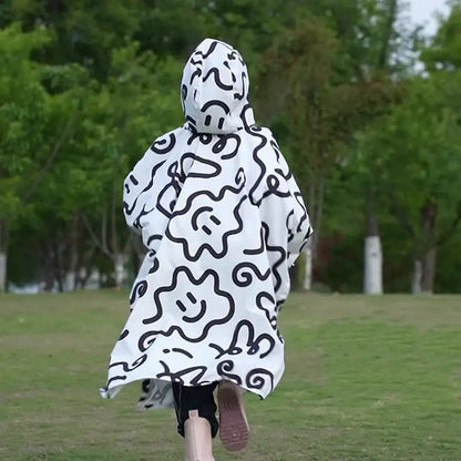 Raincoat oversize women and men - long and elegant