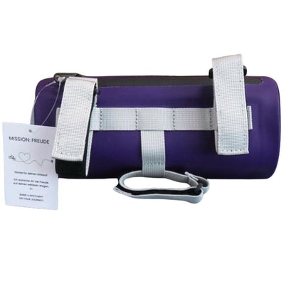 Pink bicycle pannier bag for women