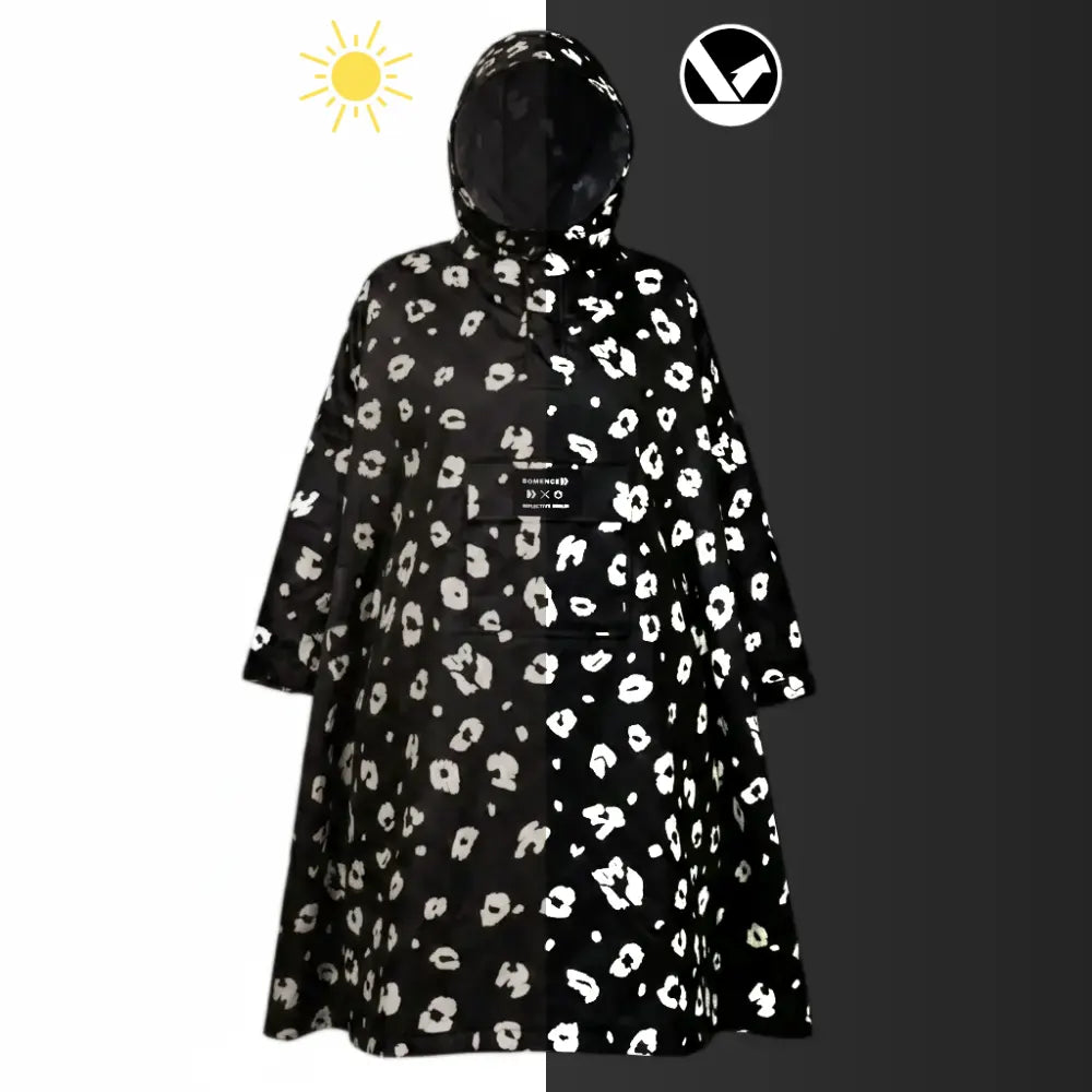 Reflektierend bei Nacht, sichtbare Regenbekleidung fürs Fahrrad Damen