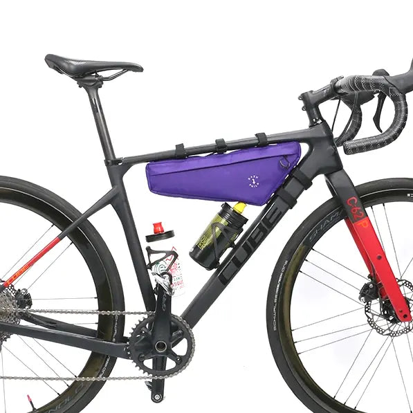 Rahmentasche Fahrrad lila lang