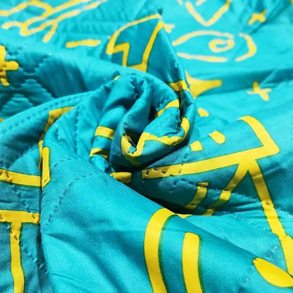 Material Nahaufnahme Picknickdecke grün Outdoor Groß und dick