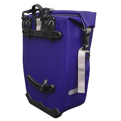 Pink bicycle pannier bag for women