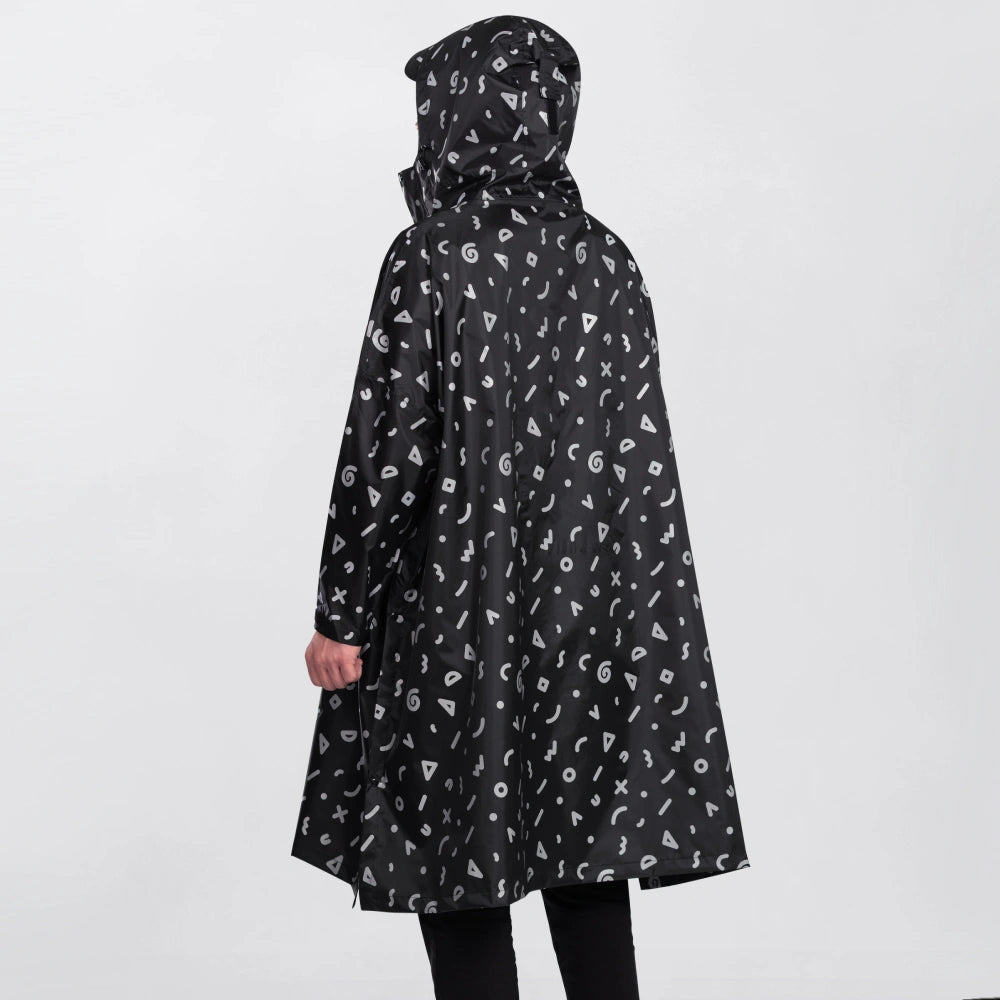 Reflektierender Regenponcho