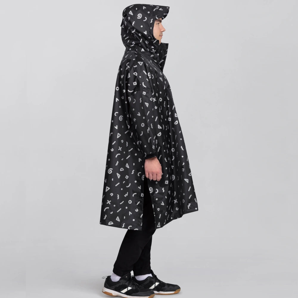 Reflektierender Regenponcho