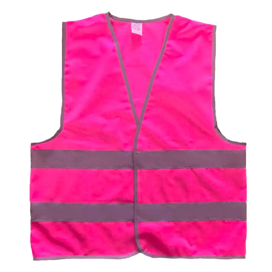 Pinke Weste für Damen & Fahrrad – Bomence