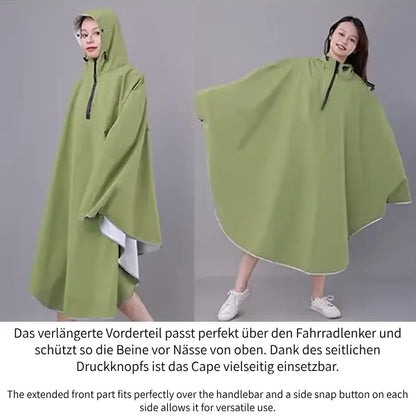 Regencape gruen Fahrrad Lenker