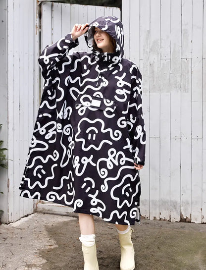 Raincoat oversize women and men - long and elegant