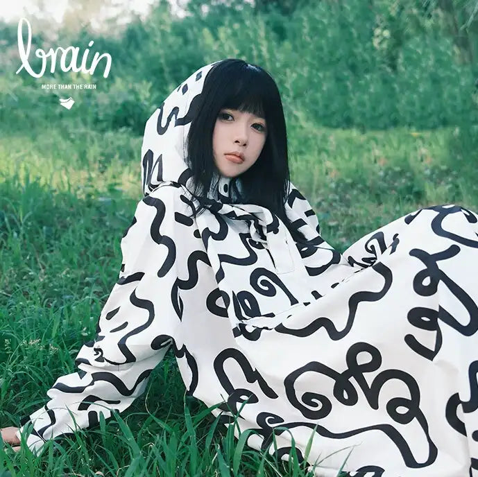 Raincoat oversize women and men - long and elegant