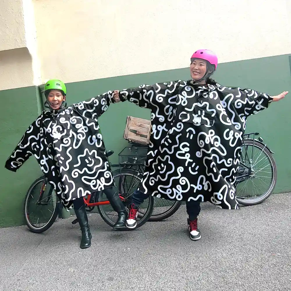 Raincoat oversize women and men - long and elegant