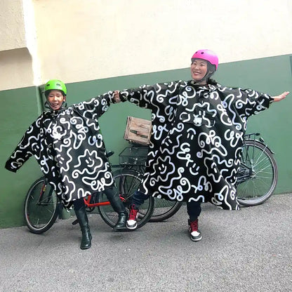 Raincoat oversize women and men - long and elegant