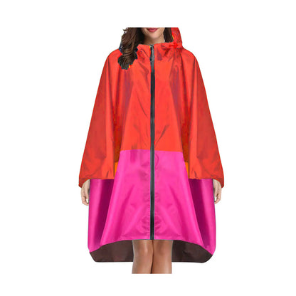 Colorful rain ponchos for cycling women