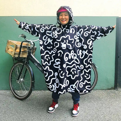 Raincoat oversize women and men - long and elegant