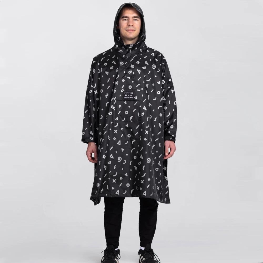 Reflektierender Regenponcho