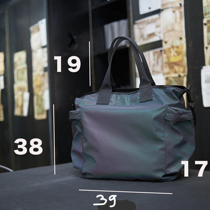 Maße der reflektierenden Shopper Tasche groß für Damen und Herren