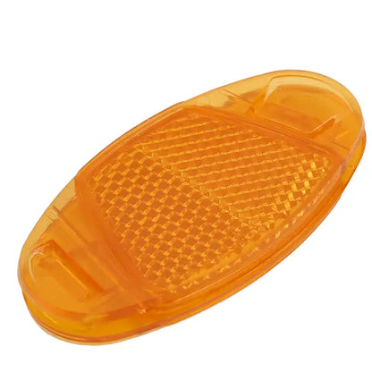 einzelner Fahrrad Speichen Reflektor in Orange, Katzenauge