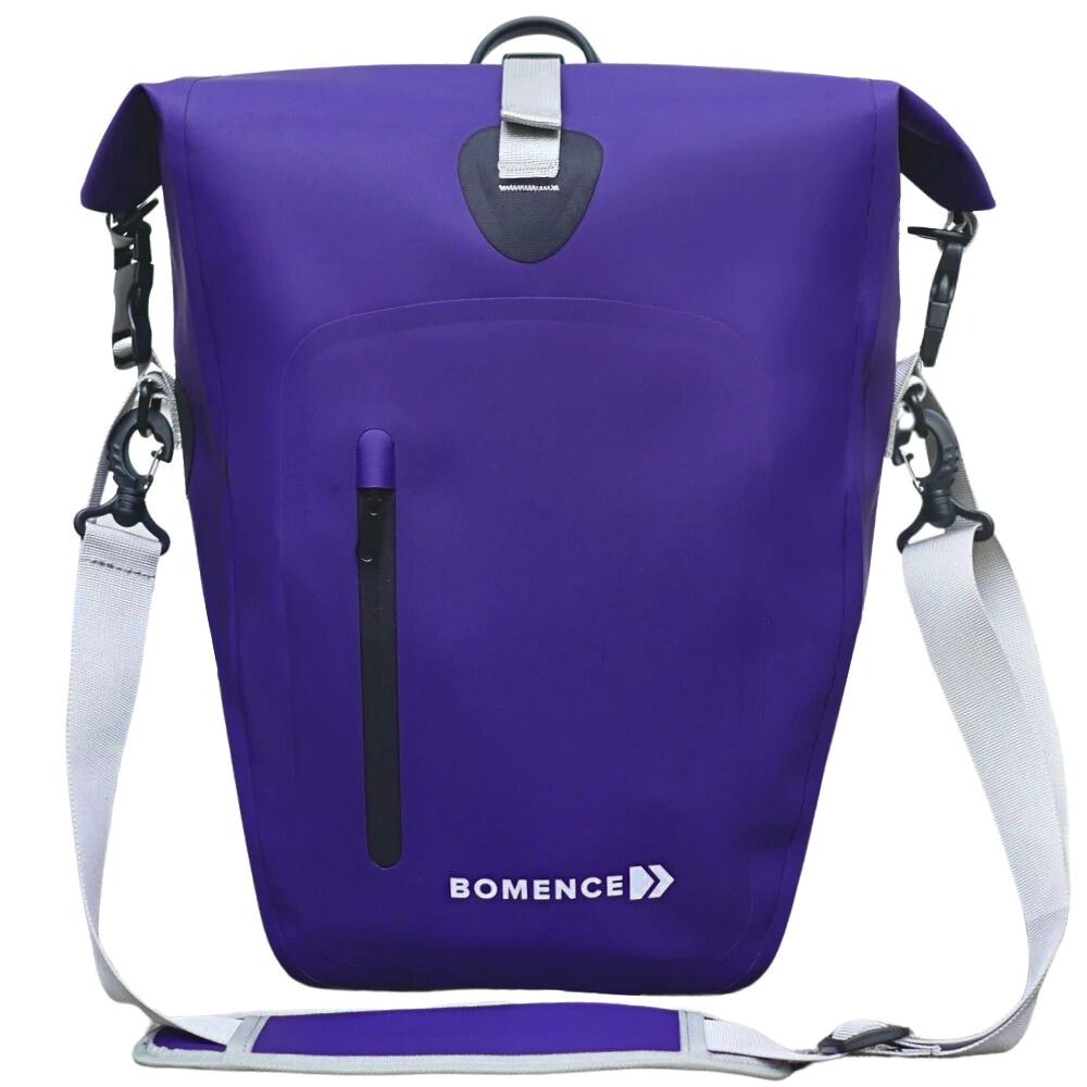 Pink bicycle pannier bag for women