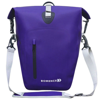 Pink bicycle pannier bag for women