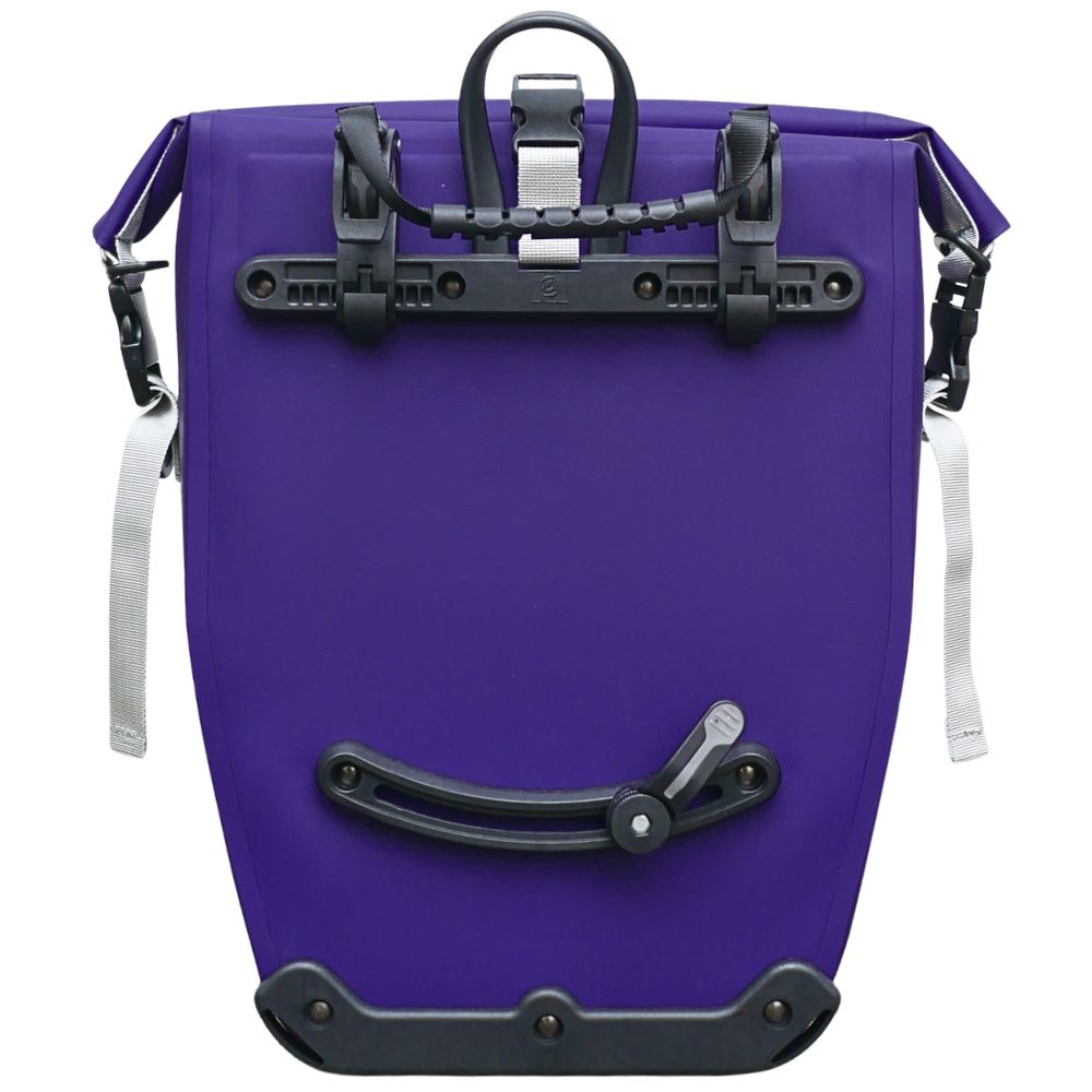 Pink bicycle pannier bag for women