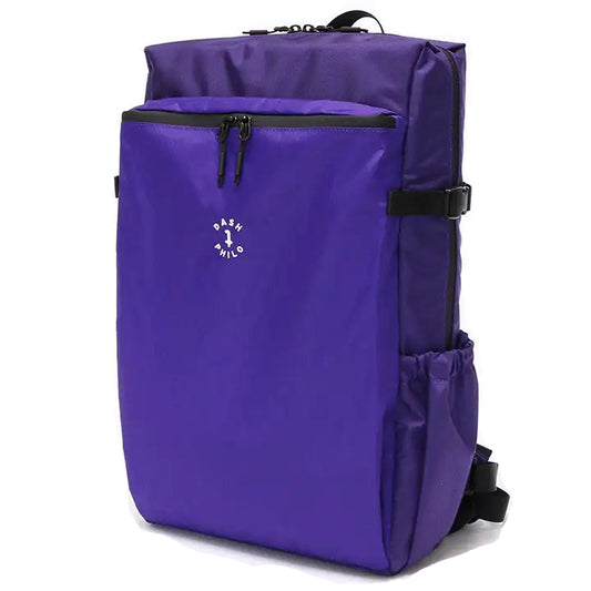 lila Rucksack kantig