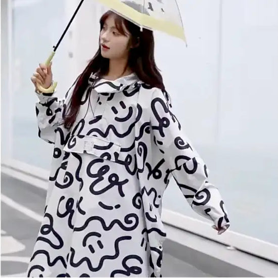 Regenponcho mit Ärmeln Video