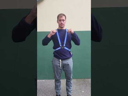 Elastic reflector corner of vest