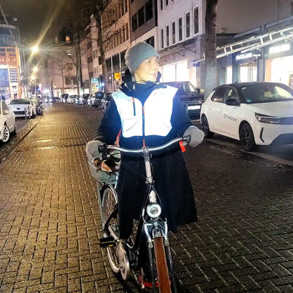 Reflektierende Weste fürs Fahrradfahren - Bomence Wendeweste "Good Spot"