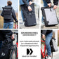 Fahrradtasche Rucksack Kombi mit hohen Tragekomfort und verstaubaren Schultergurt Verwandlung der umwandelbaren Fahrradtasche zur Gepäckträgertasche, Fahrradrucksack