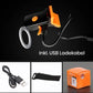 Fahrrad Rücklicht USB aufladbar LED Herz, Kreis, Dreieck