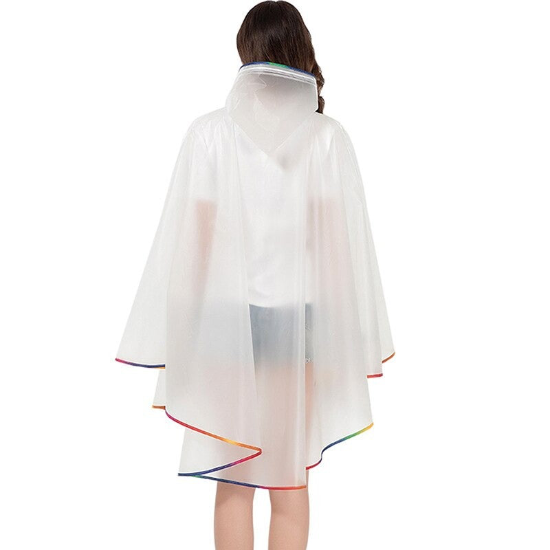 Elegant rainponchos for cycling